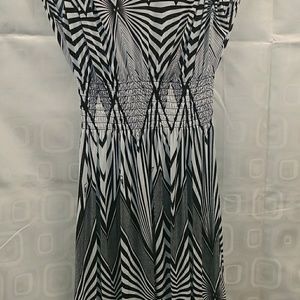 Black and white dress